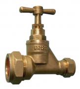 STOPCOCK Poly x Copper 25mm x 22mm Brass