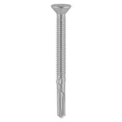 wing tip self drilling screw for timber to heavy section