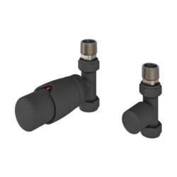 EB Straight Designer TRV with Lockshield 15mm - MATT ANTHRACITE