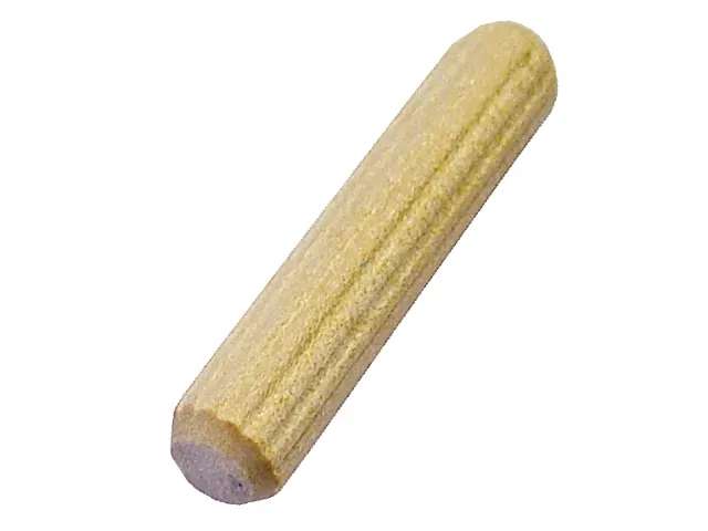 F/FULL Wood Dowels Fluted 40 x 8mm (Pack of 50)