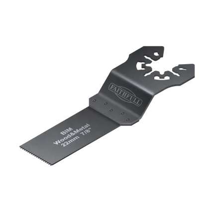 F/FULL Multi-Functional Tool Flush Wood/Metal Blade 22mm Pac