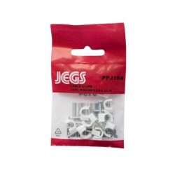pk10 7mm coax cable clips white 3