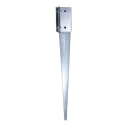 0124500 drive in post spike bolt hdg 1 600