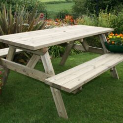 wye rectangular picnic table